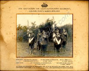 Colour Party. Lieutenant Hon. W.R.S. Bathurst, Com