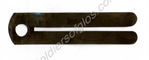 Brass button stick. Belonged 10167 Private James P