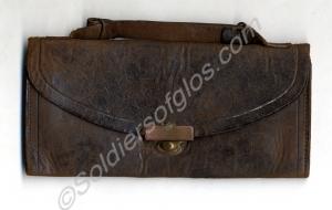 Leather wallet. Belonged 10167 Private James P. Je