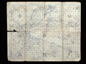 Cambrai (East) Trench Map. 25th September 1918. Wi