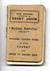 Soldier's Gospel According To St John .Second Lieu
