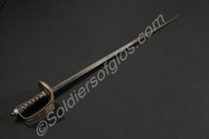 Officer's dress sword. Lieutenant Harry St George