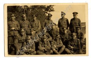 Group of soldiers. Features 220494 Lance Corporal