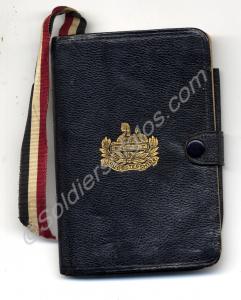 Diary. Belonged to Lance Corporal Reginald Carter.