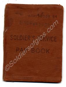 Soldier's service pay book. Belonged to 6205073 Pr
