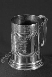 Tankard. Awarded as the "2nd Class Monthly Challen