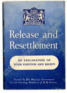 Release and Resettlement booklet. Belonged to to 5