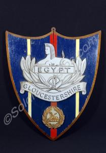 Regimental plaque from Warminster School of Infant