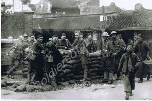 Sandbagged Post. 2nd Battalion, The Gloucestershir