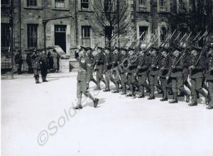 Inspection by Brigadier A.W. Pagan.   5172308 Comp