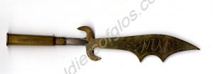 Paper knife. Belonged to 12804 Private George Crat