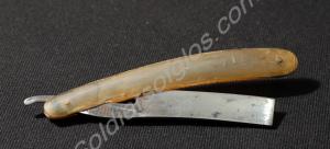 Cut throat razor. Belonged to 12804 Private George