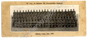 "D" Company, 1st Battalion,The Gloucestershire Reg