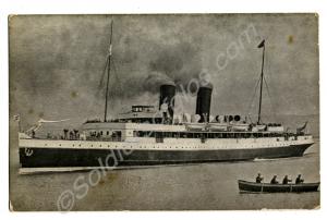 Features a leave boat, dated March 13 1916. Belong