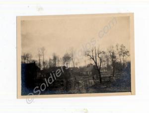 Features sunset at Hebuterne. Belonged to 2815 Pri