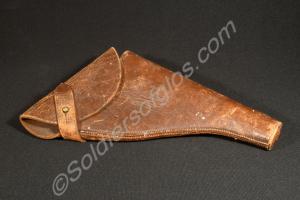 Leather holster for flare pistol (GLRRM: 07256.1).