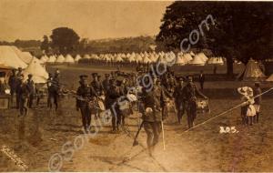 Copy of original, taken at Swanage camp, Dorset an