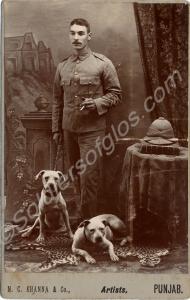 Soldier, unit unidentified. India. c. 1904 - 1910.