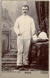 Soldier, unit unidentified. India. c. 1904 - 1910.