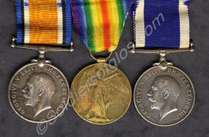 Group of three medals;  British War Medal, Allied