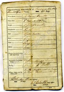 Paybook of Private Richard Hall.  28th North Glouc