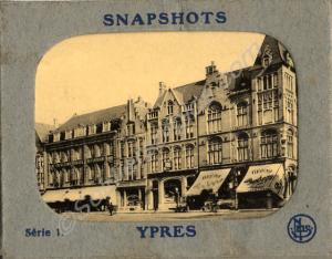 Photograph wallet. Snapshots of Ypres. c. 1916.