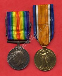 Group of two medals; British War Medal and Allied