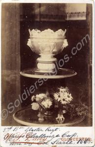 Silver Bowl. Written note on card describes it as