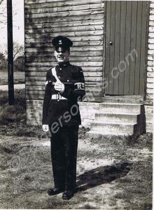 Corporal Stan Stephens. Regimental Police,  Glouce