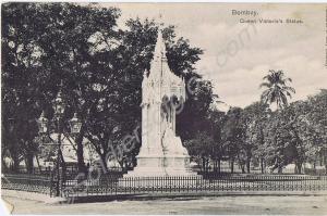 Queen Victoria's statue, Bombay. Belonged to 19229