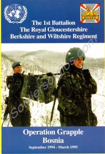 Brochure called "Operation Grapple, Bosnia -  Sept