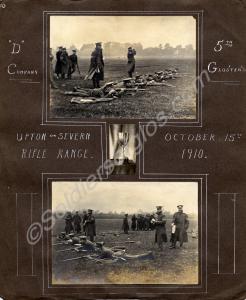 Page from Private Henry Buckle's photograph album.