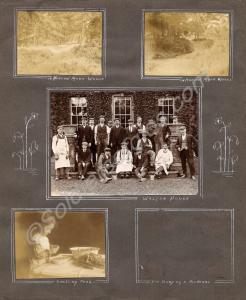 Page from Private Henry Buckle's photograph album.