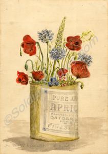 "Our Table Decoration". Painted by Lance-Corporal