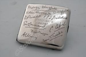 Cigarette case presented to Colonel Peter Burges,