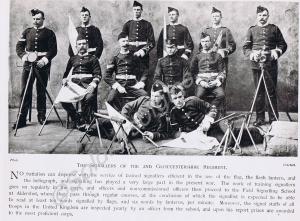 Signal Section.  2nd Battalion, The Gloucestershir