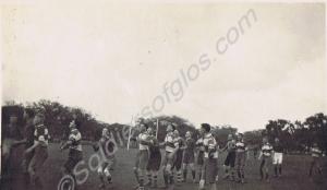 Rugby Match. 2nd Battalion, The Gloucestershire Re