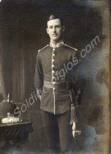 Officer in full dress. Possibly  2nd Lieutenant A.