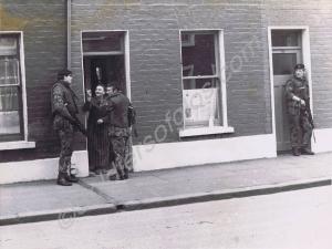 Patrol. Lieutenant D.P. Cangley and Corporal Glees