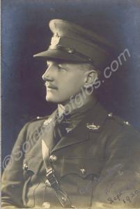 Second Lieutenant T.K. Lacey. Gloucestershire Regi