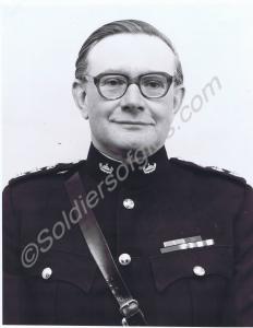 Major General C.J. Waters. Gloucestershire Regimen