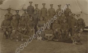 Sergeants' Mess. 11th Battalion, The Gloucestershi