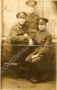Three soldiers. Possibly includes  5174472 Private