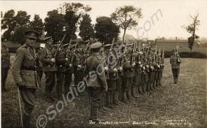 Inspection. 5th (Territorial) Battalion, The Glouc