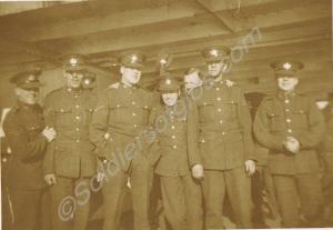 On board ship. 5172924 Private Tom Gait. 2nd Batta