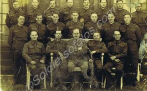Group of soldiers.  5182910 Private Francis Fowler