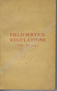 "Field Service Regulations Vol. II - 1935"