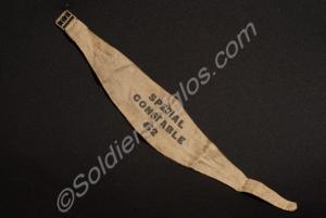 Special Constable's armlet. Number 462. c.1914-191