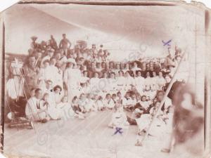 Families aboard HMT REWA en route for Malta. 6596