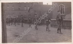 March past. Gloucestershire Regiment. c. 1920.